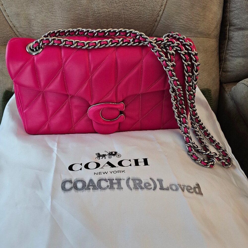 Coach Tabby 26 Dragonfruit Handbag (Reloved)